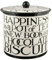 Emma Bridgewater Toast & Marmalade Biscuit Barrel | Decorative Storage Tin with Black & White Typography | Keeps Biscuits Fresh and Stylish