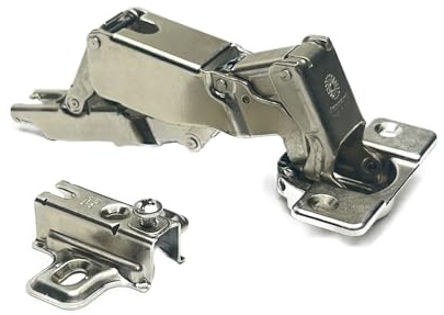Cerniera per Anta Cucina Universale FERRARI con Apertura 165-170° Slide-On - Viti e Basetta Inclusa H4.5mm - Interasse 48mm - Ø 35mm - Made in Italy - FERROELETTRA (3)