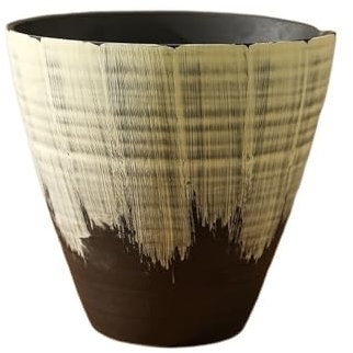 lskdnrufh Pots de Fleurs en céramique personnalisés, Style rétro, créatif, for Salon, Fleurs et Plantes Vertes(Green)