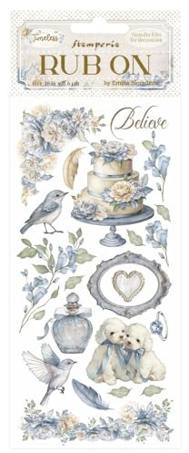 Stamperia - Rub-on for Scrapbooks, Albums, Card Making, and Bullet Journals, Easily Transfer Images onto Paper and Other Surfaces, Perfect for Crafts and Gifting (Timeless, Cake)
