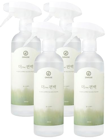 Bullsone Grasse The Hinoki Cypress Spray, Relaxing Aromatherapy Deodorizer Mist with Frorest Essential Oils, 16.91oz, 4 Count