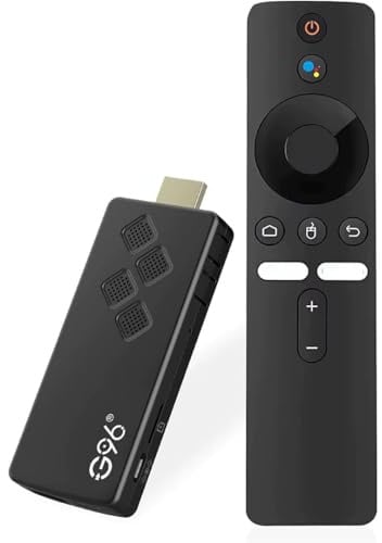 Flixy™ Smart TV Stick – 4K Ultra HD HDMI Streaming Gerät Free- ohne ABO, mit Sprachfernbedienung Steuerung (2GB+16GB)