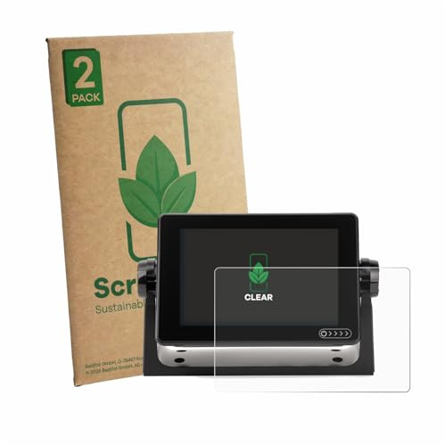 ScreenLeaf 2 Stück Schutzfolie für Raymarine Axiom+ 7 [nachhaltiger Displayschutz, Folie, transparent, kratzfest]