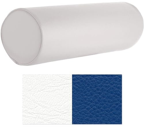 Sport-Thieme Lagerungsrolle Standard | Härteres Material, hygienisch, leicht zu reinigen | Für Stabilisierung, Bobath-Therapie, Wirbelsäule | Blau | Kunstlederbezug, Reißverschluss