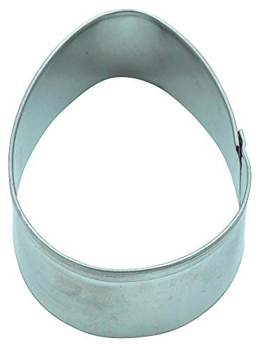 Ausstecher Ausstechform Ei 5,5 cm Weißblech