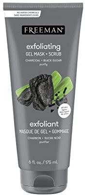 Freeman Feeling Beautiful Polishing Charcoal and Black Sugar Gel Mask and Scrub 175ml