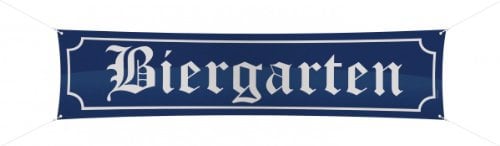 Generique Biergarten Banner Oktoberfest