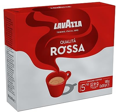 Lavazza Qualità Rossa Caffè Macinato 500g (2x250g)