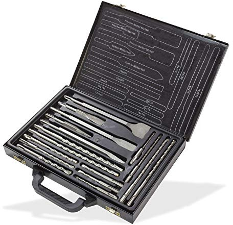 DEMA SDS - Plus Bohrer- und Meißelset 17 tlg.