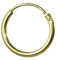 NKlaus Einzel HERREN Creole ECHT GOLD 333er 8 Karat Ohrring Ohrschmuck Ohrhänger 13 mm 3752
