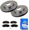2 Bremsscheiben belüftet 276 mm + Bremsbeläge Vorne von ATE (1420-23197) Bremsensatz Bremsanlage Bremsen-Kit,Bremsenset, Bremsscheiben, Bremsbeläge, Bremsen-Set, Beläge, Bremsbelag, Bremsbelagsatz,