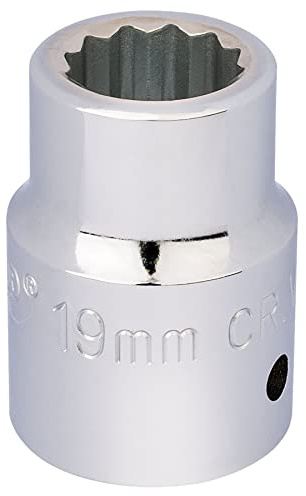 Draper T-MM/B 3/4 Square Drive 12 Point Socket (19mm), Blue, 19 mm