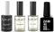 MESAUDA KIT GEL POLISH SEMIPERMANENTE UNGHIE 4PZ BASE & TOP 14ML - NAIL PREP 14ML - ULTRABOND 14ML PRIMER SGRASSATORE NAILS + Omaggio semipermanente 10 ml