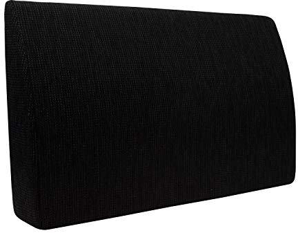 Formalind – Die Fantastische Rückenlehne 70x45x15cm - Vielseitiges Rückenkissen mit waschbarem Bezug – ideal für Bett, Sofa & Palettenmöbel. Lesekissen in edlem Design. Schwarz