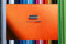 Premium Bündchenstoff Rippe - Meterware ab 0,25 cm Zuschnitt - Hochwertige Schlauchware gerippt - XXL Breite ca. 106-120 cm - Öko-Tex Standard 100 - (Orange)