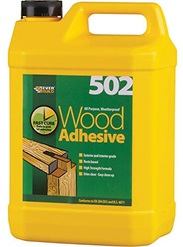 2XAll Purpose Weatherproof Wood Adhesive - 5 Litre