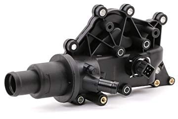 RIDEX 316T0172 Thermostat Kühlmittel Kühlwasserthermostat mit Gehäuse mit Sensor mit Thermostat 89°C Kompatibel mit RENAULT Clio 3 Schrägheck BR0/1, CR0/1 8200561434 8200158269