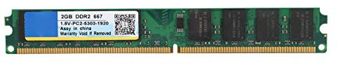 2GB DDR2 667Mhz 240pin Memory Bank per computer desktop, scheda modulo 1.8DR PC2-5300 DDRII per scheda madre PC