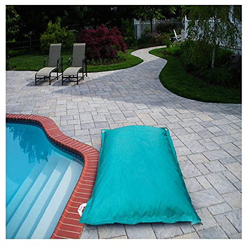 Übergroßer Luxus Unterbreiten Sie bequem Zwei Erwachsene Float-Sitzsack, Pool Floating Bohnenbeutel Lounge-Kissen (Keine Polsterung)-D (Keine Polsterung)_140 cm x180 cm.