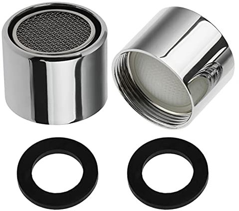 HATOOLHA® Sink Faucet Aerator Replacement Female Faucet Tap Aerators Nozzle for Kitchen Bathroom Faucet Water Saving Bubbler (NPT Female 24mm)