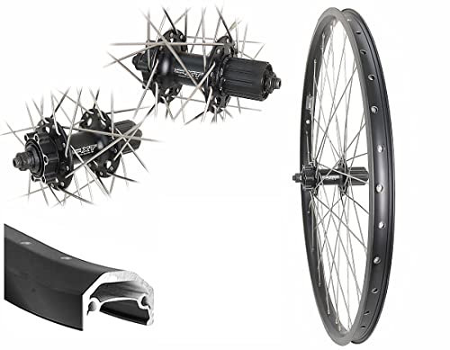Bärwinkels 26 Hinterrad 8,-9,-10 Fach Disc 25-559 Shimano XT M756 Andra 40 verstärkt bis 180 kg schwarz
