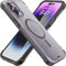 Rebel Phone Clear Case für iPhone 14 Pro Max [Frosted Series Gen-4] Starke MagSafe-kompatibel, durchscheinend, Matte Textur, schützende stoßfeste Stoßfänger, Metallknöpfe, 6,7 Zoll 2023 (Frosted