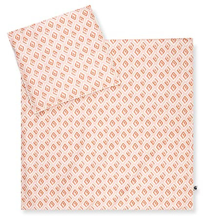 Julius Zöllner Babybettwäsche 100% Organic Baumwolle, Standard 100 by OEKO-TEX, made in Germany, Gr. 80x80 + 35x40 cm, Raute