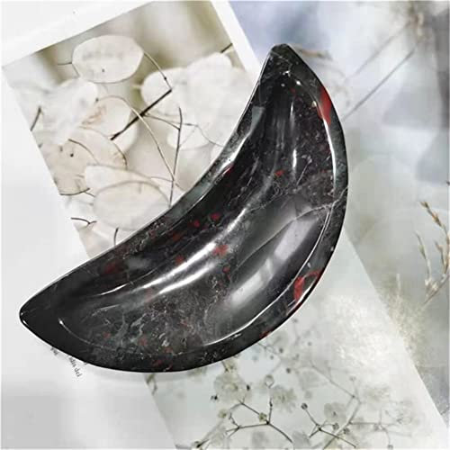 ESBANT Kristallblutsteinschalen Natursteine Mineralien Kristalle Edelsteine Reiki for Heimdekoration Edelsteine wecken die Chakren Haushalt (Color : Moon, Size : 250-350g)