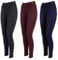 PFIFF 103100 Reitleggings Selina Kinder, mit Handytasche, Schwarz 110/116