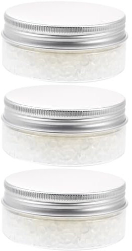 VILLCASE 3 Boxen Siegelwachs Transparent, Oval Siegelwachs Perlen, Wax Siegel Perlen Siegelwachs Set, Wachssiegel-Set für Stempel, Einladungen, Karten, Umschläge