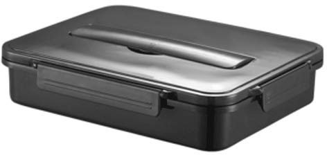 TREGOO Meal Prep Boxen Lunch Box Container mit Compartments beweglicher Griff Lunch Box Edelstahl-Nahrungsmittelbehälter mit Mittagessen-Beutel 2L (Color : Pink B)