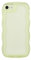 Eiyikof Compatible with iPhone 6S/6 Clear Case,Cute Solid Color Curly Wave Frame Transparent Soft Silicone Anti-Scratch Shockproof Protective Slim Case for Women Girls-Yellow