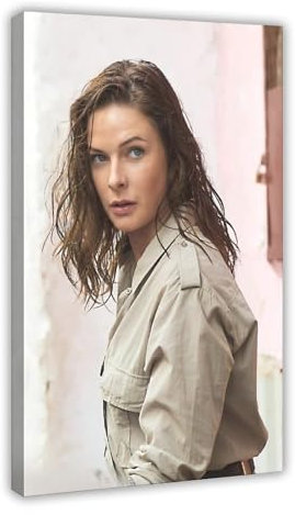 LoueN Rebecca Ferguson Poster (23) Leinwand-Poster, Schlafzimmer-Dekor, Sportlandschaft, Büro, Raumdekoration, Geschenk, Rahmen-Stil, 40 x 60 cm