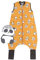 schlummersack Baby Schlafsack mit Füßen Sommer 1 Tog 80 cm dünn Panda | Schlafsack mit Beinen und verlängerten Bündchen für eine Körpergröße von 80-90cm | Schlafsack Baby Sommer Frühling