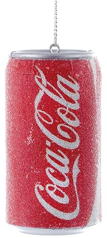 Kurt Adler Coca-Cola® Can Ornament, Classic Red Coke, 3