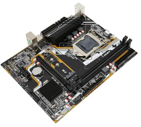 B85AL DDR3-Mainboard, B85-Chipsatz, Unterstützt Dual-Core-Quad-Core für LGA 1150-CPU, Full-Speed-M.2-Schnittstelle, Stabile Stromversorgung, PCIE-WLAN, SATA3.0, ATX-Motherboard,