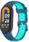 xhKJO Correas de Reloj para Xiaomi Mi Band 9 /Mi Band 8,Bandas Correa Armband Correas Reloj Silicona Bracelet Recambio Brazalete Strap Wristband para Xiaomi Mi Band 9 NFC/Band 8 NFC (azul verde)
