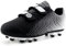 Boys Football Shoes Size 2 Kids Football Shoes Children Astro Turf Soccer Training Shoes Unisex Girls Sneakers Non-Slip Black-White