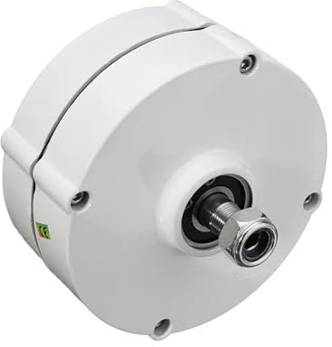 Aerogenerador, Motor de turbina aeroneradora de 6000W, 12V, 24V, alternador de CA de imán permanente sin engranajes trifásico for Motor de turbina de agua eólica,kit de aerogenerador(24V)