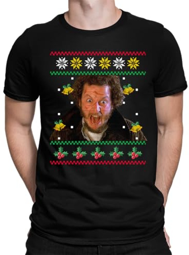 Marv Kevin Allein zu Haus - Weihnachten Ugly Sweater Herren T-Shirt