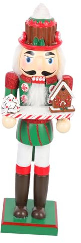 Garneck Weihnachts-nussknacker Festlicher Nussknacker Tischdekorationen Nussknacker Soldat Dekor Nussknackerschmuck Für Weihnachtsbaum Nussknacker Weihnachtsdeko Für Kinder Holz