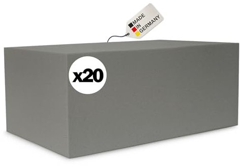 matches21 HOME & HOBBY Steckschaum für Kunstblumen und Kunstpflanzen 20 STK. braun in 22 x 11 x 8 cm