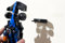 3Dudes & Dad Wall Mount Display Bracket compatible with LEGO® Speed Champions Cars - Custom Designed Storage Hook for 8-stud wide models - 3D Printed Plastic - Supplied With Mounting Hardware (4)