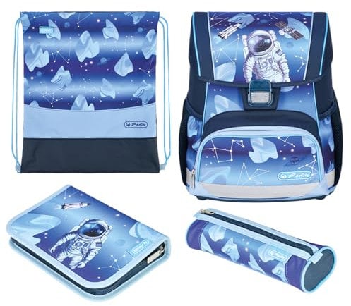 Herlitz Kinder Loop Plus Grundschulranzen, Cosmic