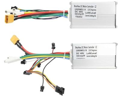 HUTBUVEAW Elektroroller-Mainboard-Controller * 2 (A & B) for bürstenlosen Motor 48 V 25 A des Kugoo G-Boost-Scooters Motherboard-Ersatzteile