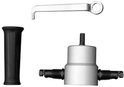 Epdpekc Doppelkopf-Blechschneider, Elektrische Schere, Bohrmaschine zum Schneiden Von Eisenplatten