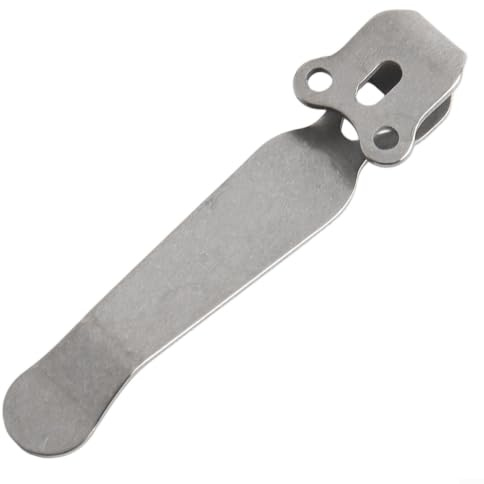 Tiefer Trageclip für Benchmade und für Emerson-Messer, außergewöhnliche Stärke und Langlebigkeit für den Außenbereich (schwarz)