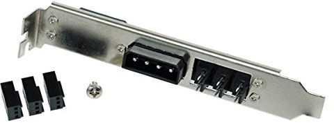 Phobya Slotblende 4Pin Molex & 3X 3Pin Lüfterstecker Gehäuse & Hardware Slotblenden