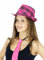 Foxxeo Gangster Hut kariert pink Mafia