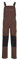 Planam Größe 28 Herren Canvas 320 Latzhose braun schwarz Modell 2136